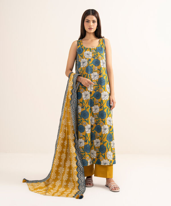 3 Piece - Printed Lawn Suit