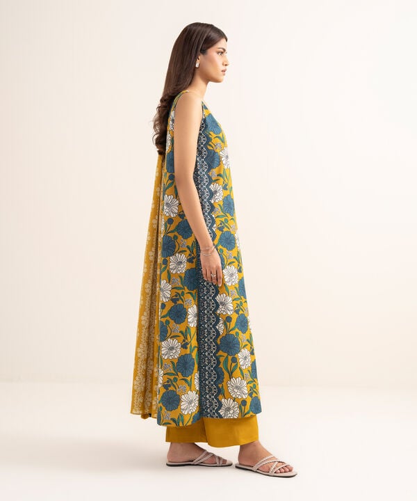 3 Piece - Printed Lawn Suit