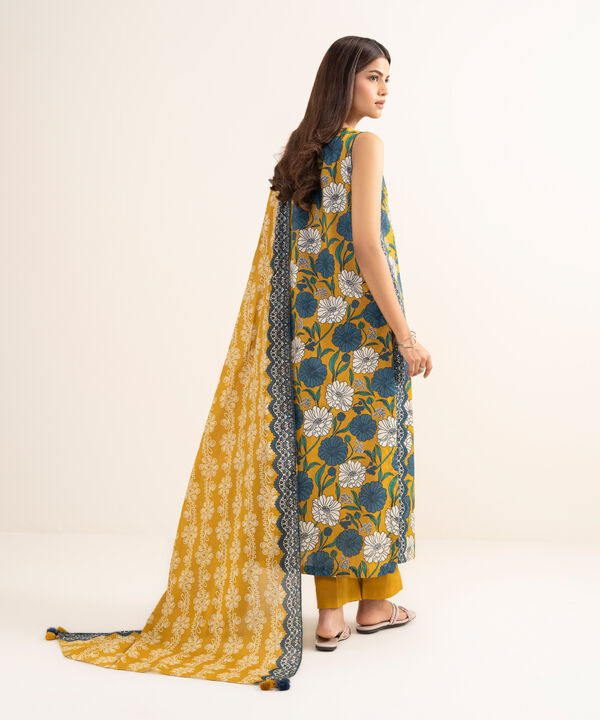 3 Piece - Printed Lawn Suit