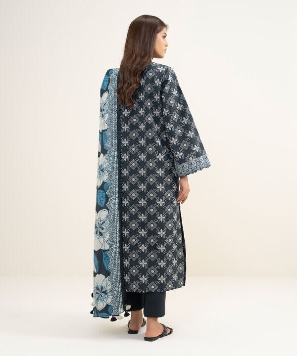 3 Piece - Printed Lawn Suit