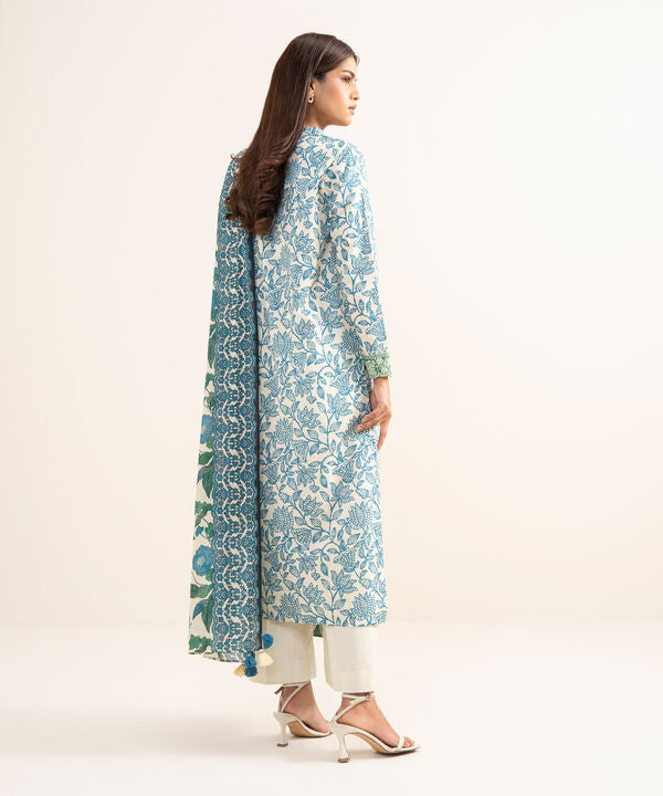 3 Piece - Printed Lawn Suit