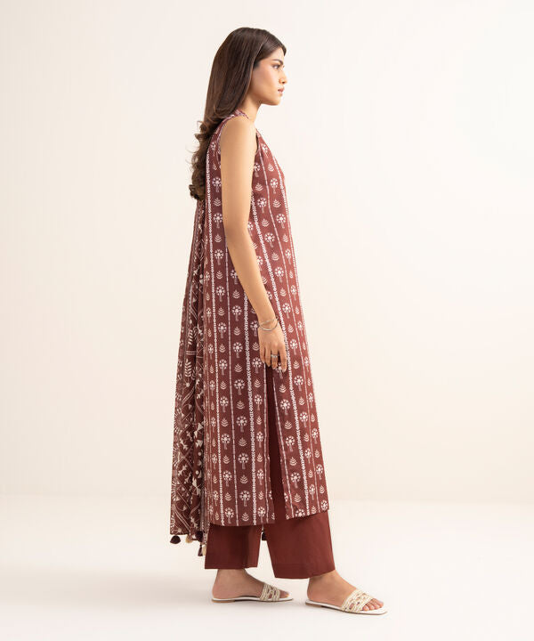 3 Piece - Printed Lawn Suit