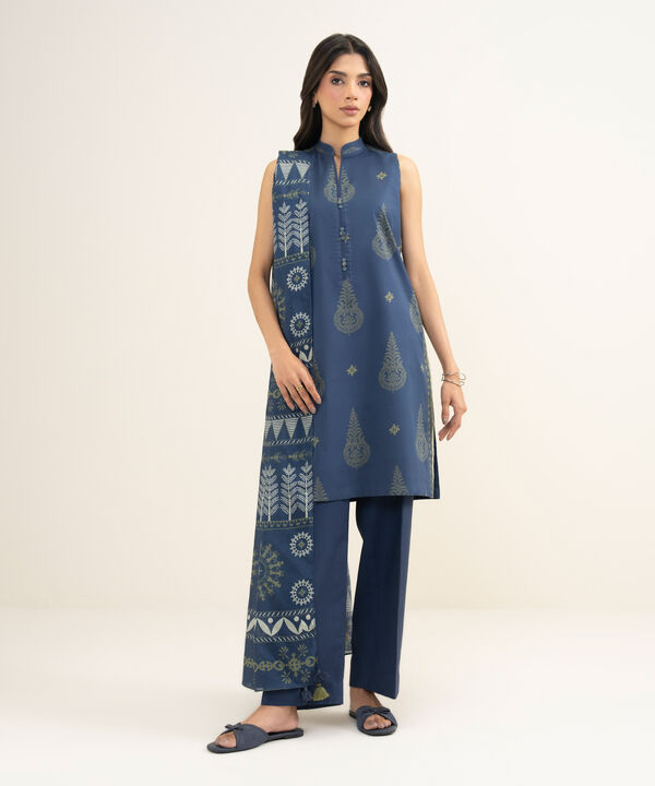 3 Piece - Printed Lawn Suit