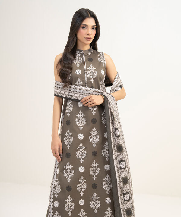 3 Piece - Printed Lawn Suit