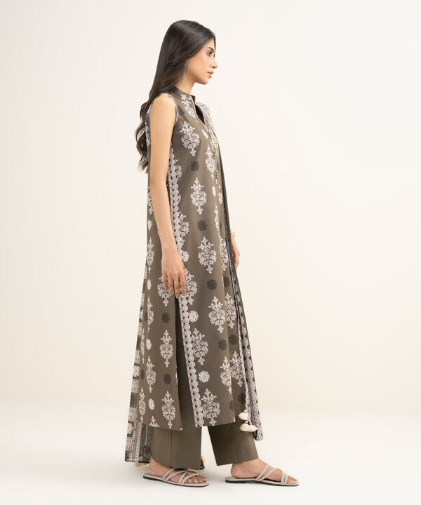 3 Piece - Printed Lawn Suit