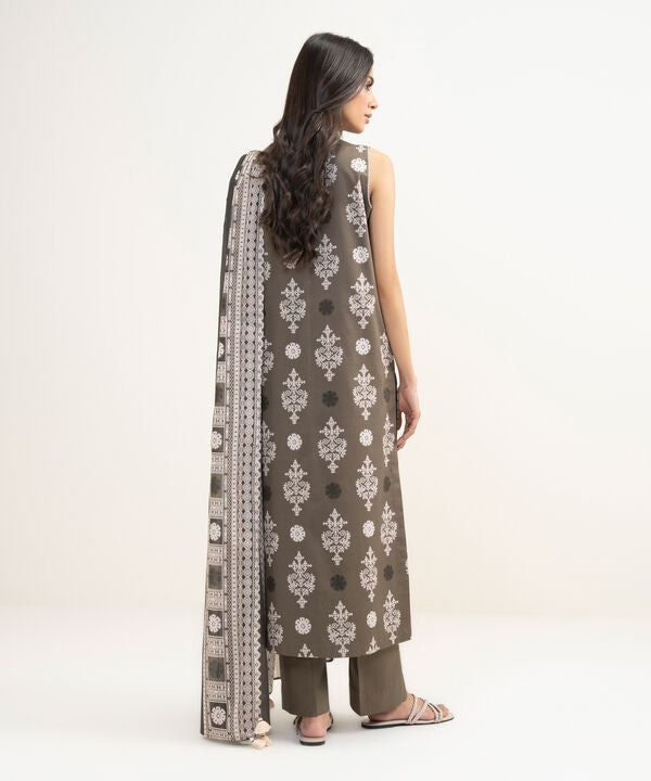 3 Piece - Printed Lawn Suit