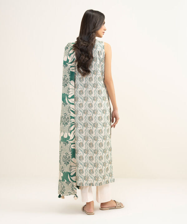 3 Piece - Printed Lawn Suit