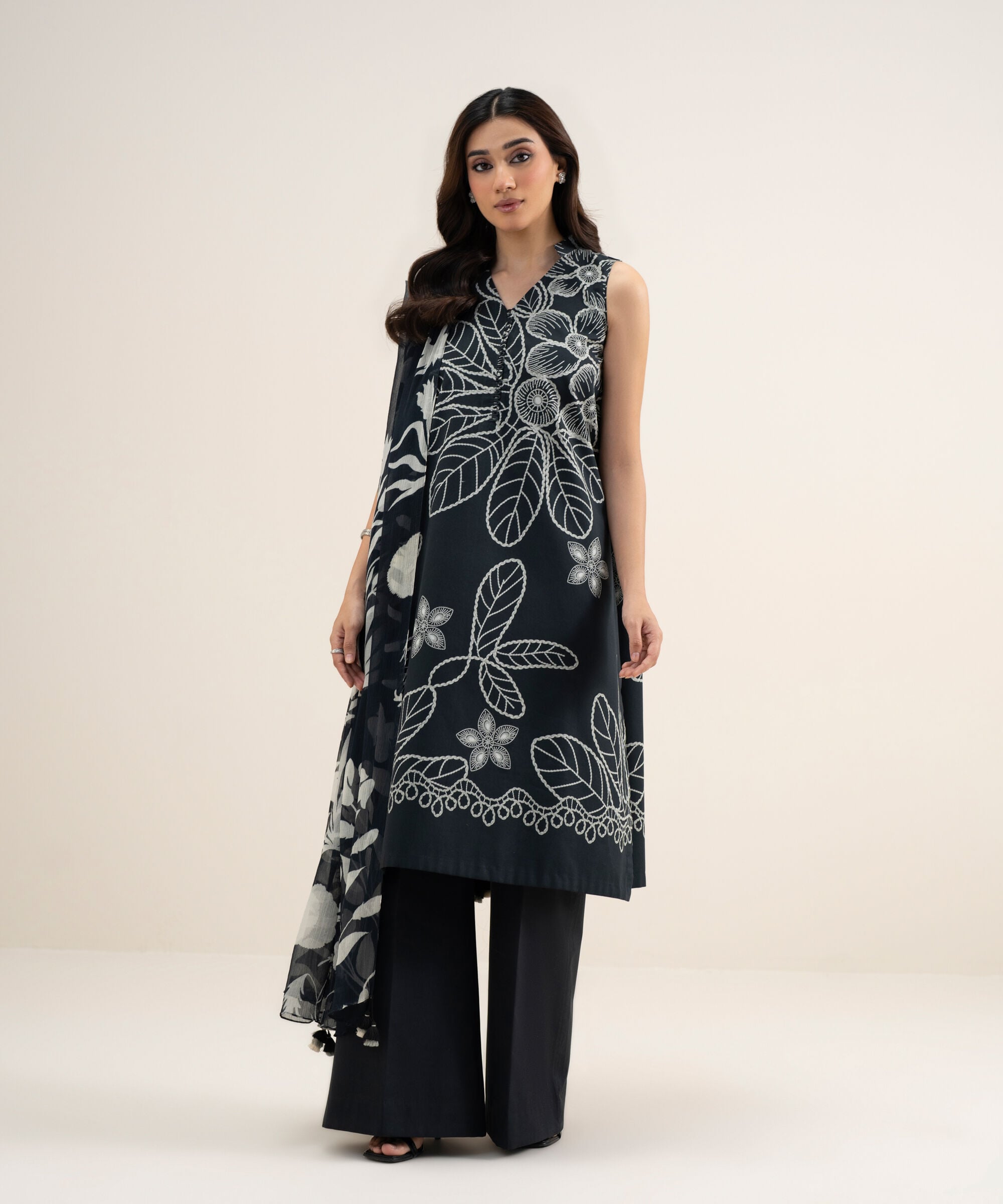 3 Piece - Printed Lawn Suit