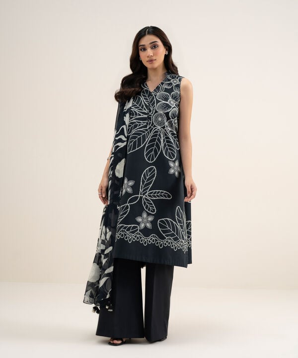 3 Piece - Printed Lawn Suit