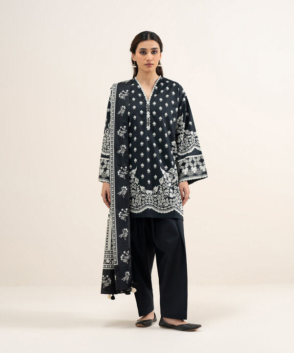 3 Piece - Printed Lawn Suit