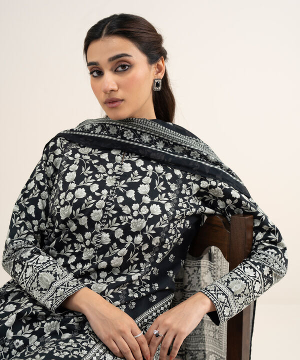 3 Piece - Printed Lawn Suit