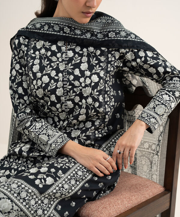 3 Piece - Printed Lawn Suit