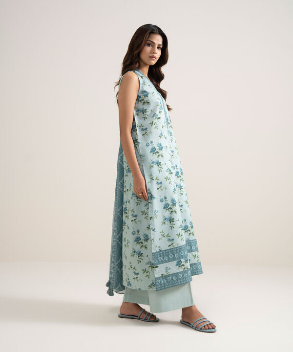 3 Piece - Printed Lawn Suit