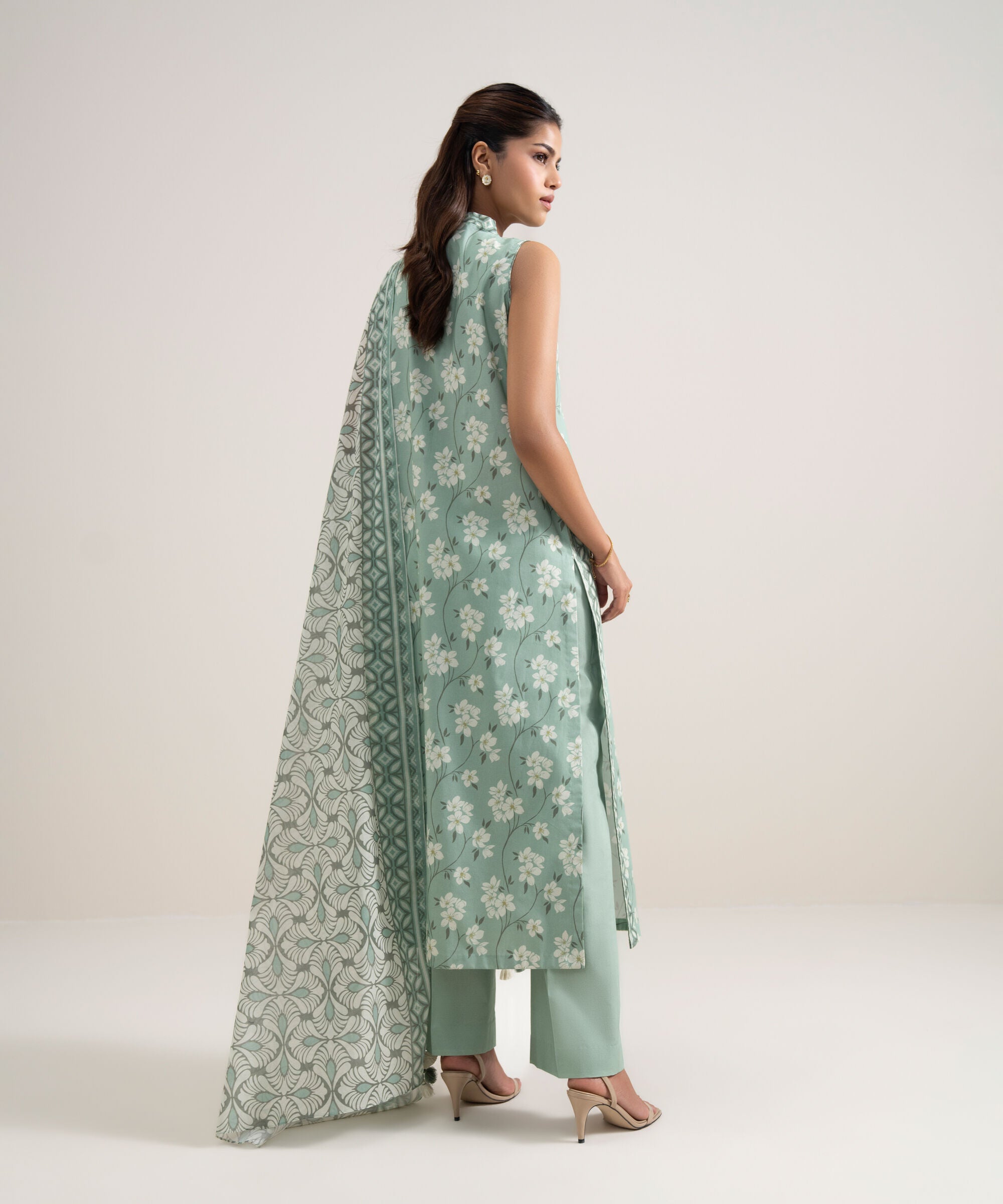 3 Piece - Printed Lawn Suit