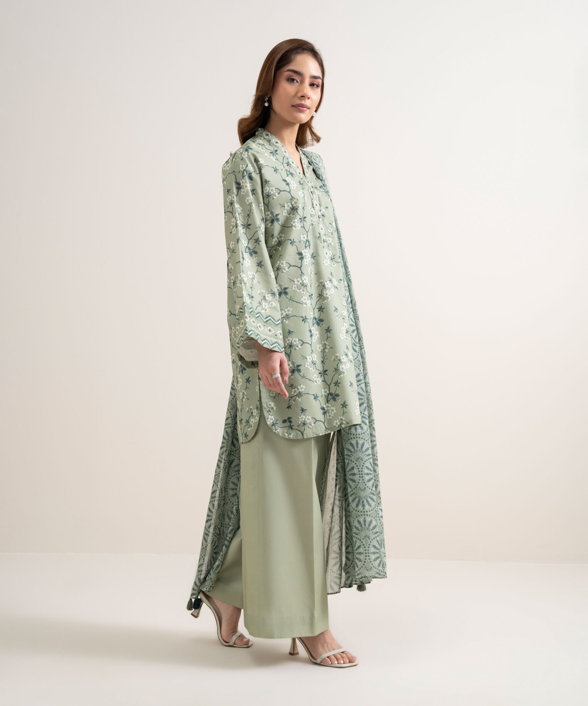 3 Piece - Printed Lawn Suit