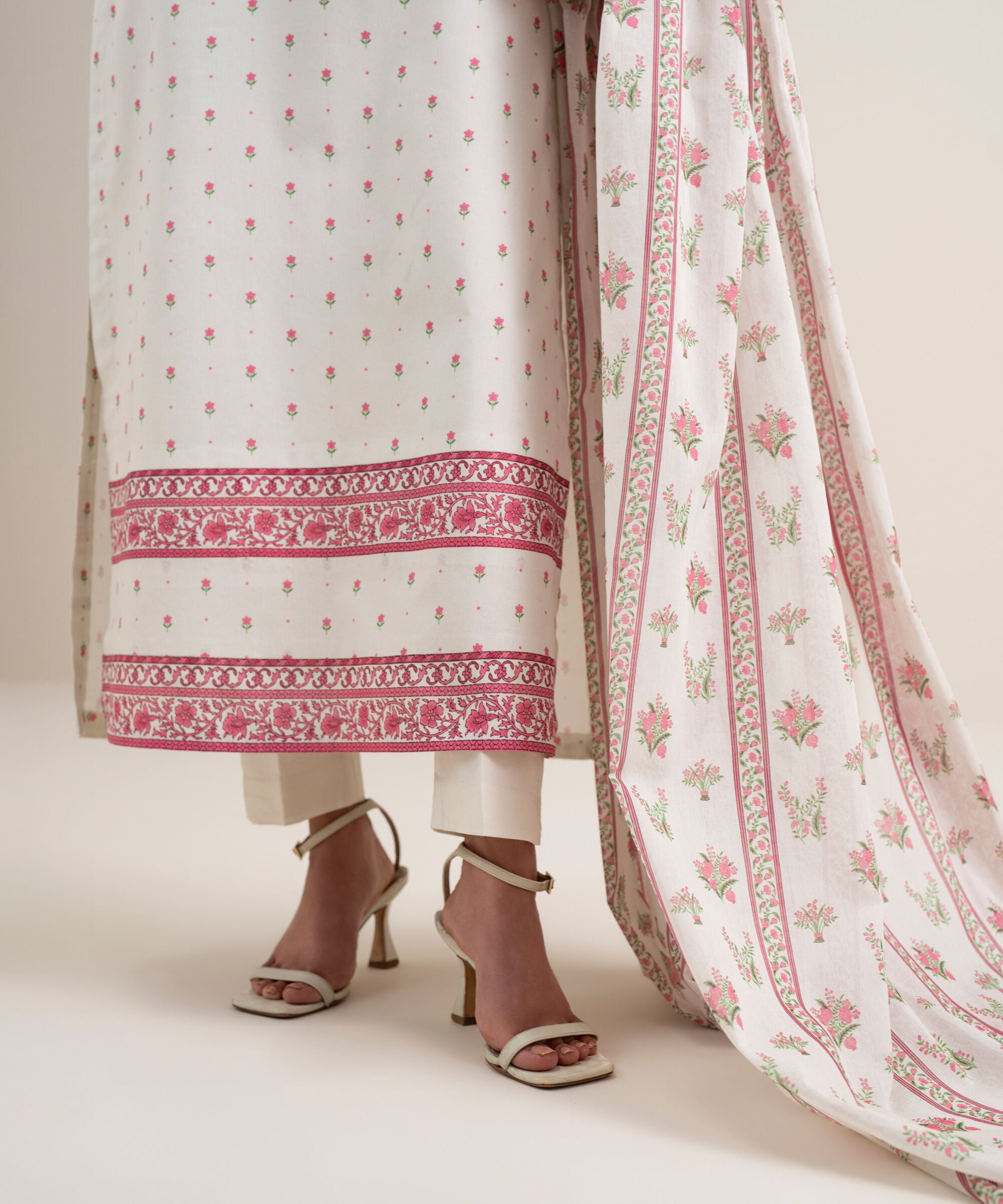 3 Piece - Printed Lawn Suit