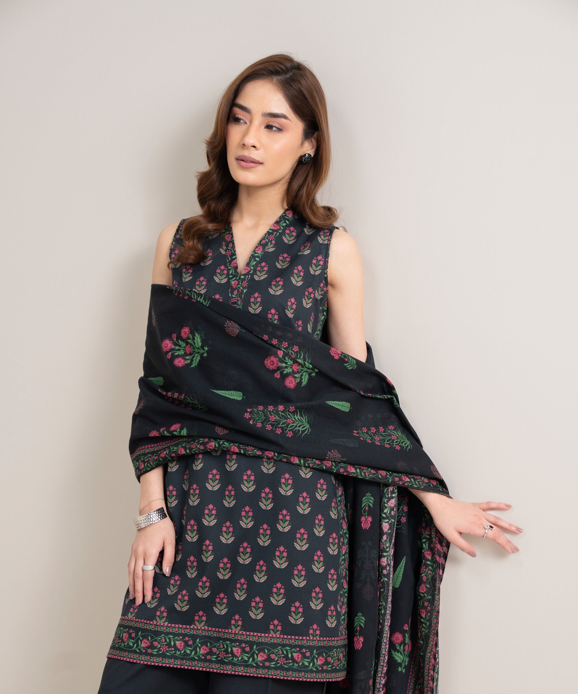 3 Piece - Printed Lawn Suit
