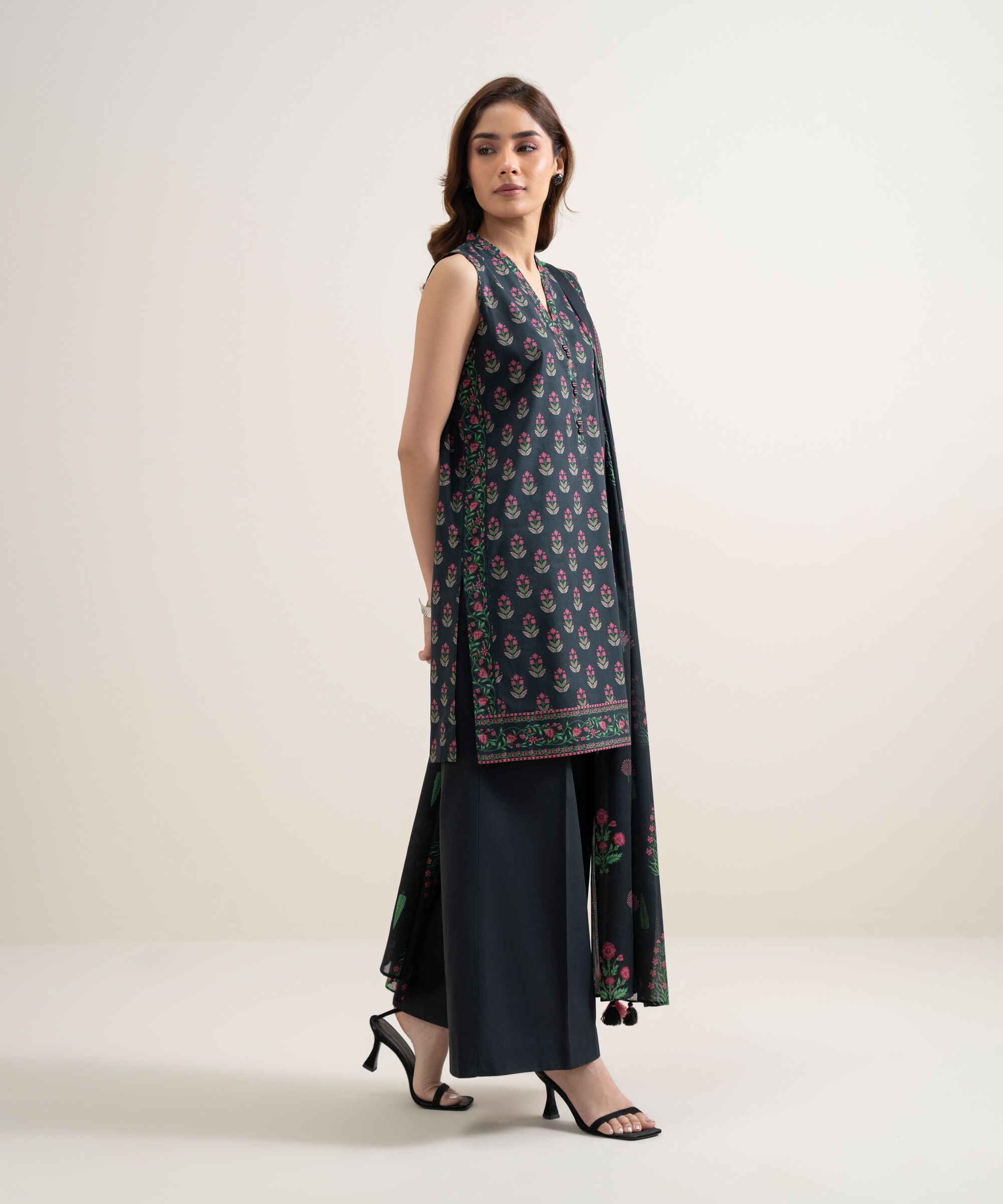 3 Piece - Printed Lawn Suit
