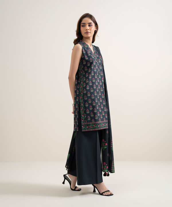3 Piece - Printed Lawn Suit