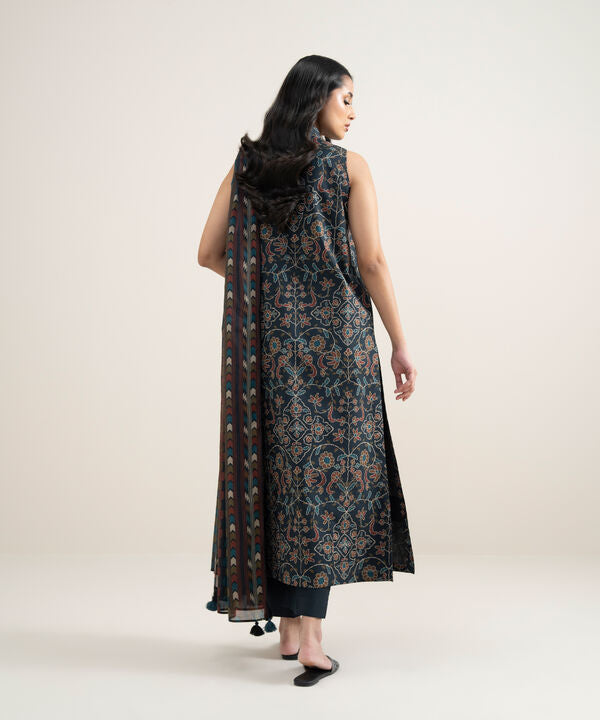 3 Piece - Printed Lawn Suit