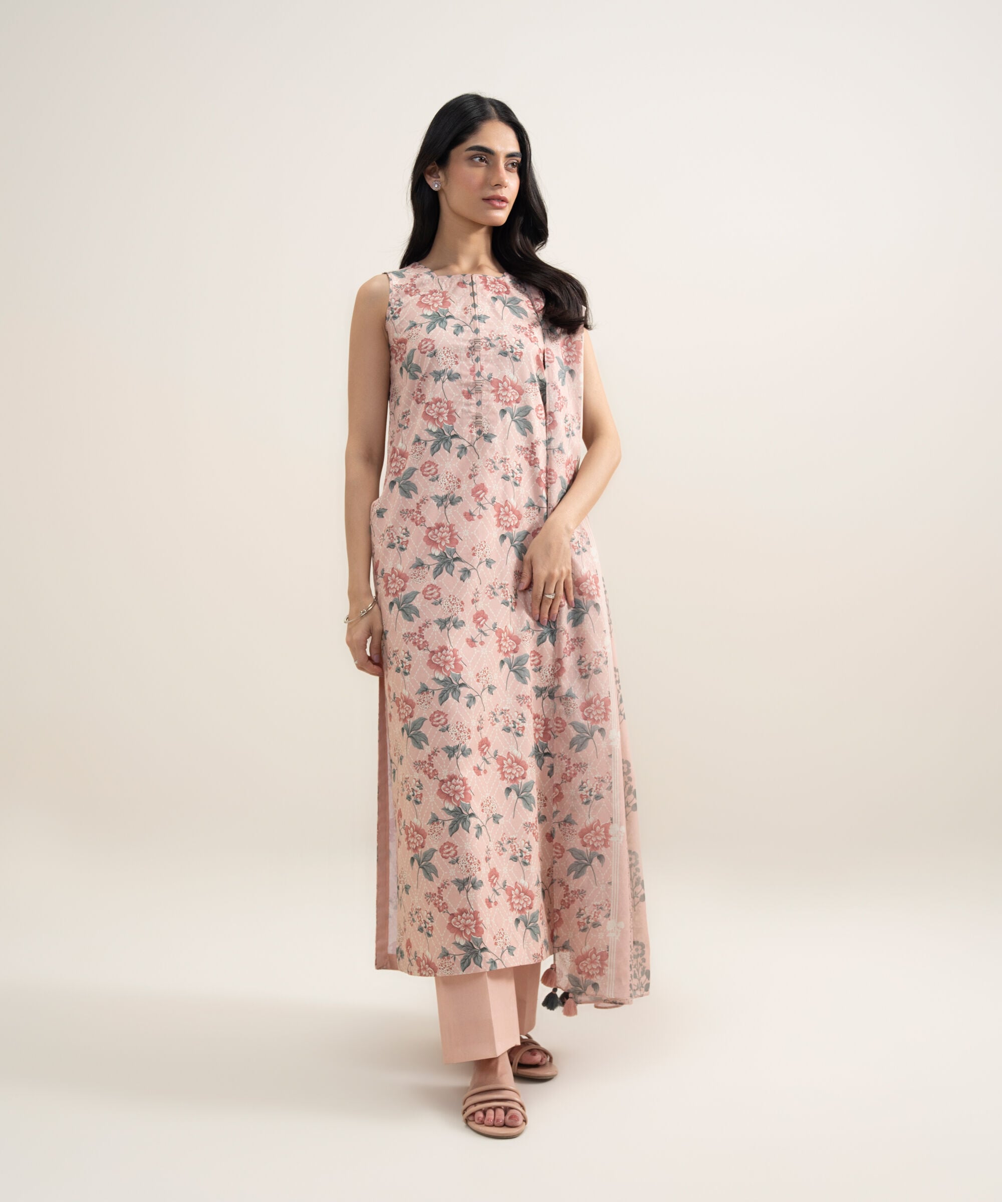 3 Piece - Printed Lawn Suit