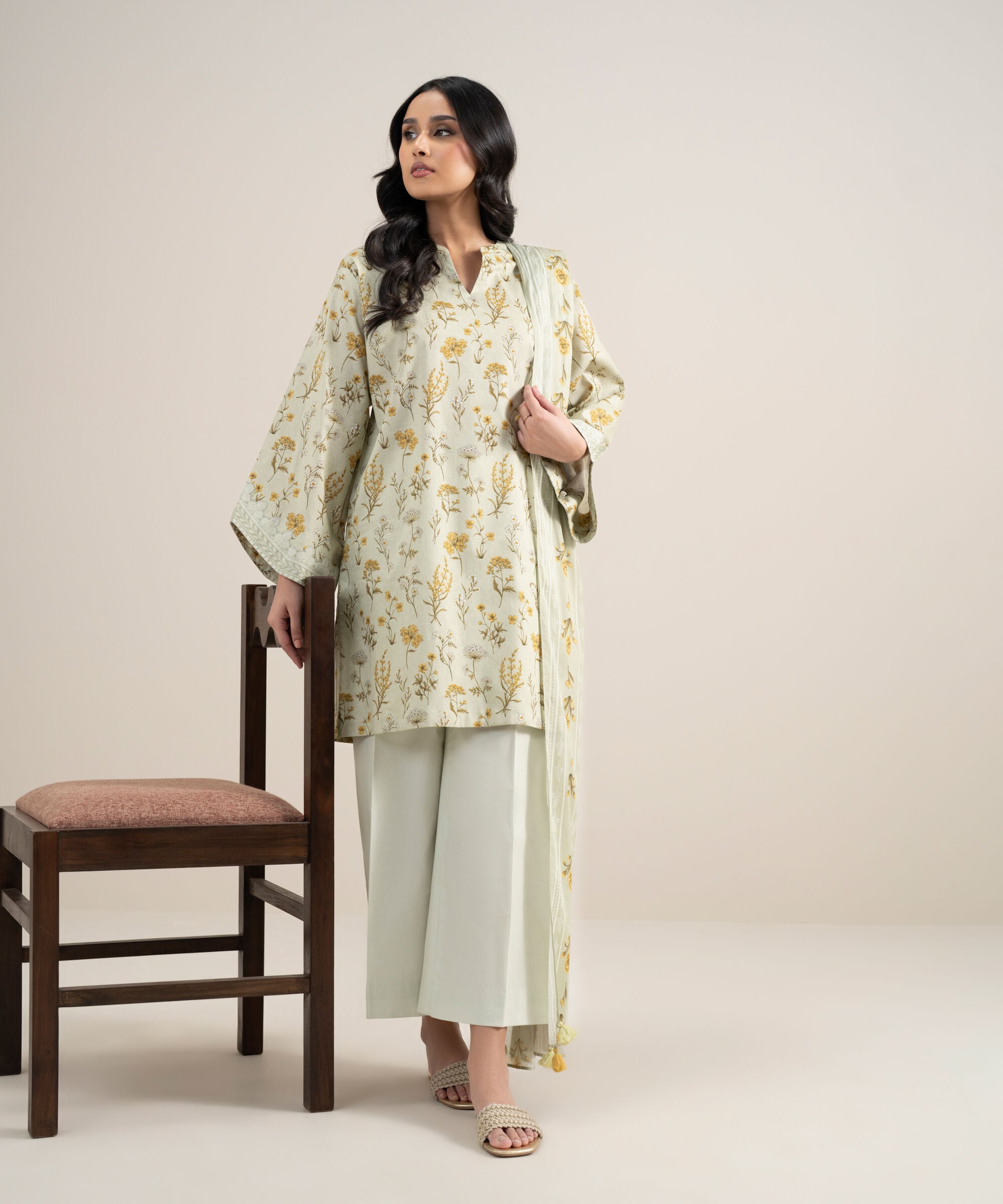 3 Piece - Printed Lawn Suit