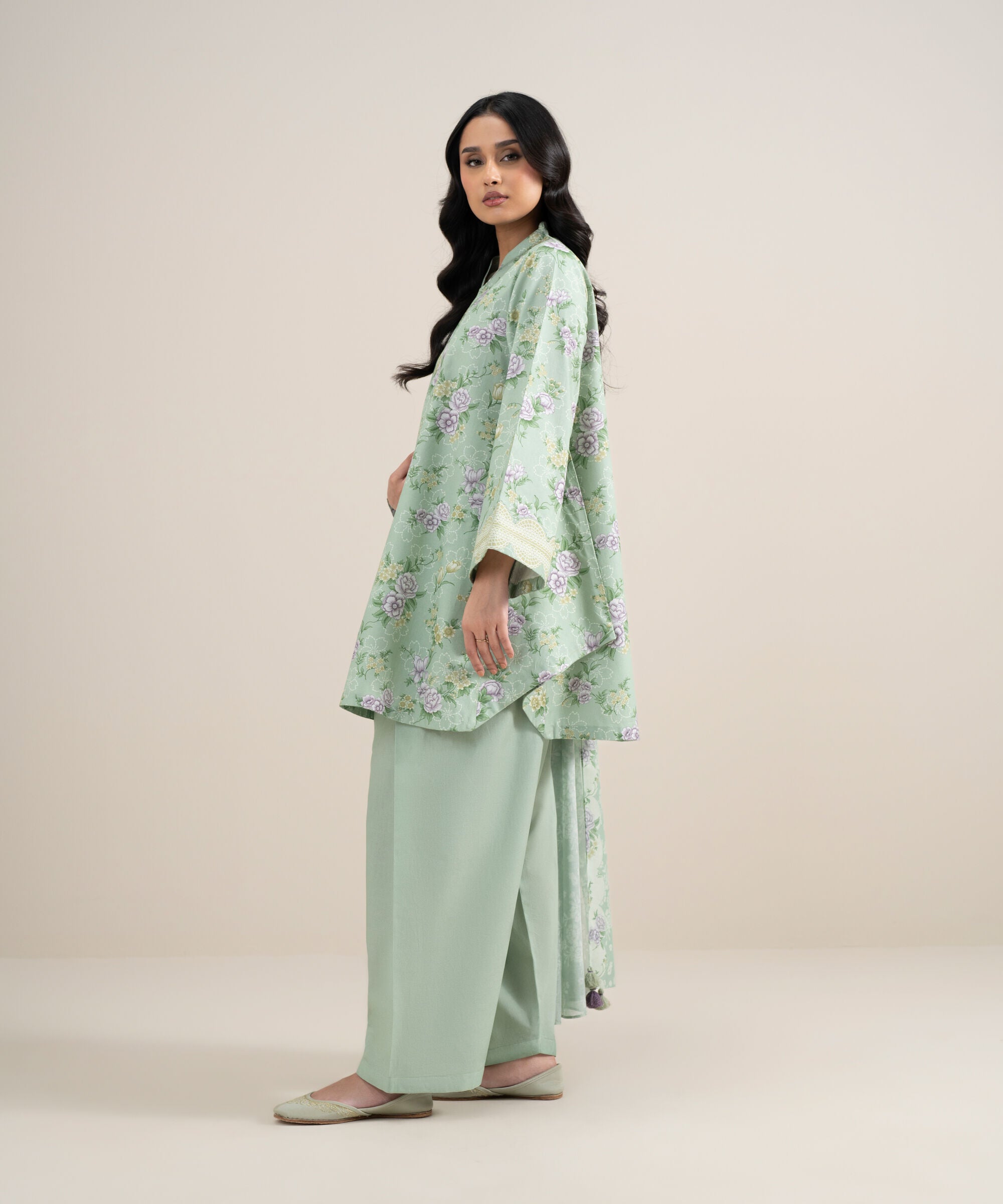 3 Piece - Printed Lawn Suit