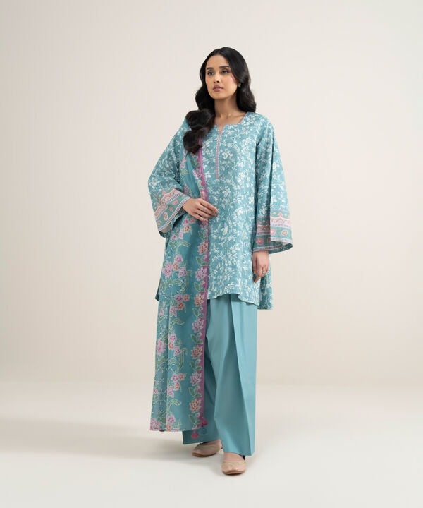 3 Piece - Printed Lawn Suit