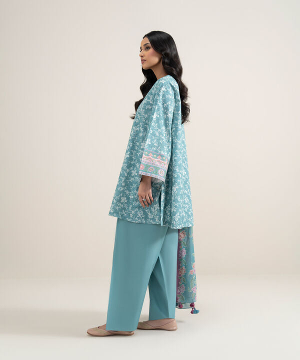 3 Piece - Printed Lawn Suit