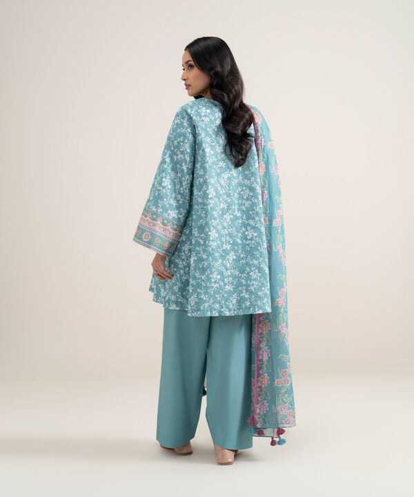 3 Piece - Printed Lawn Suit