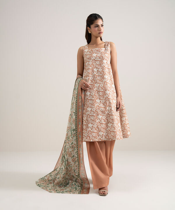 3 Piece - Printed Lawn Suit