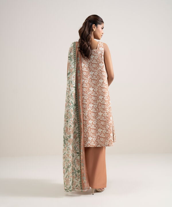 3 Piece - Printed Lawn Suit