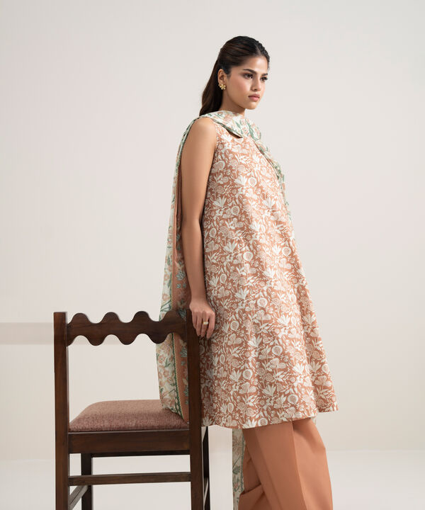 3 Piece - Printed Lawn Suit