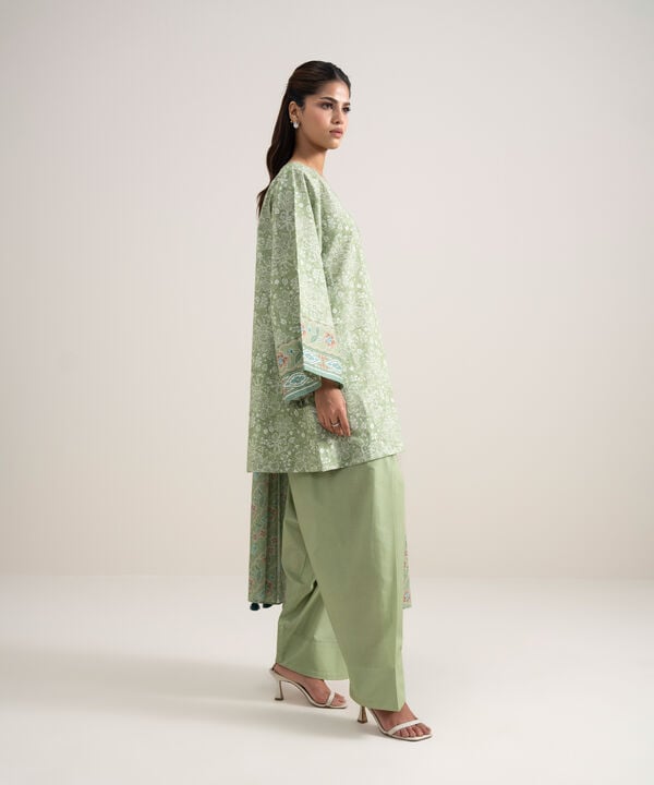 3 Piece - Printed Lawn Suit