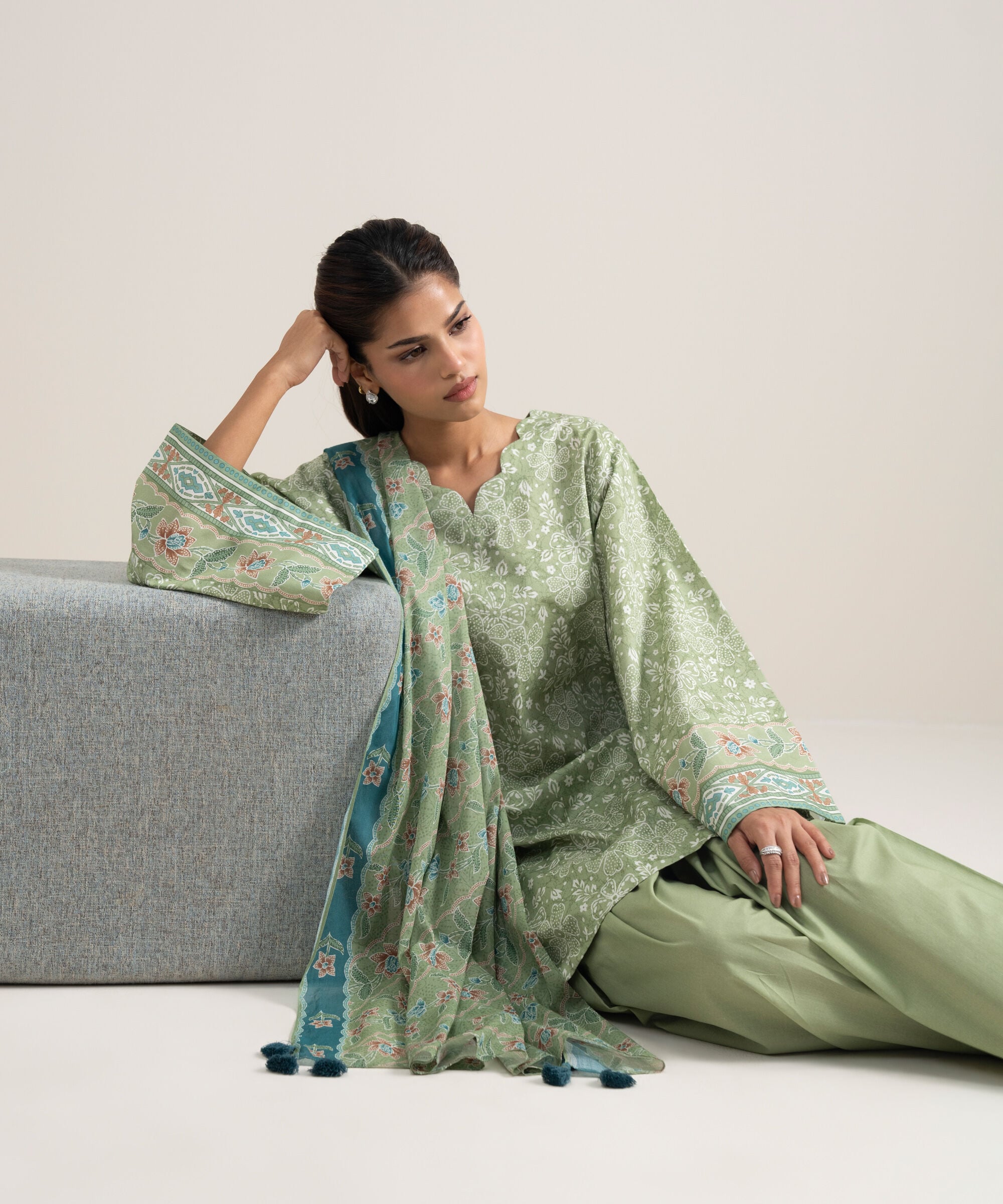 3 Piece - Printed Lawn Suit