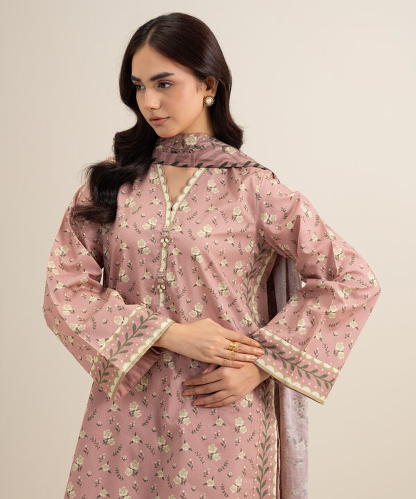 3 Piece - Printed Lawn Suit