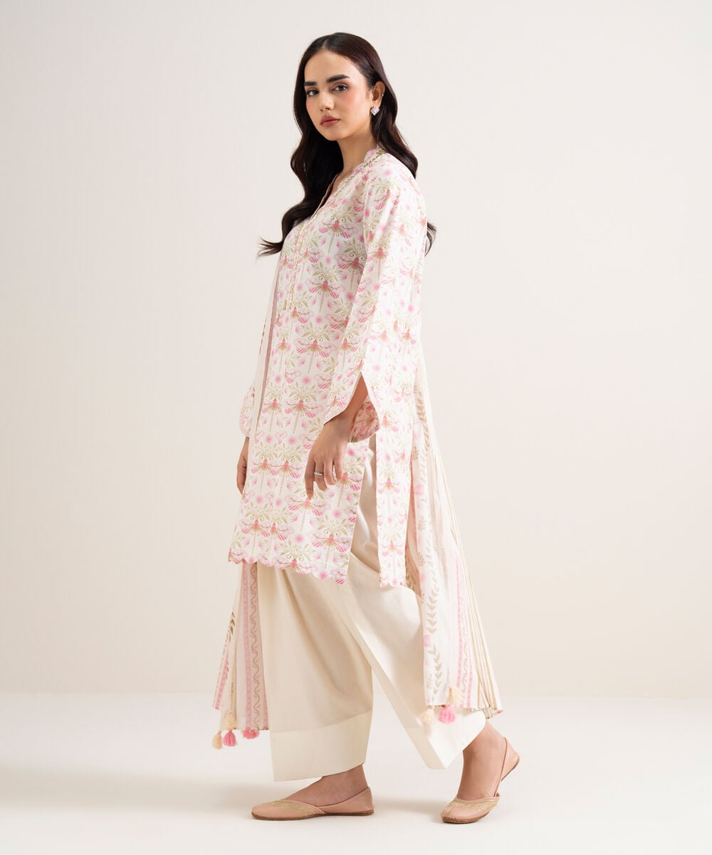 3 Piece - Printed Lawn Suit U3PDDS26V613