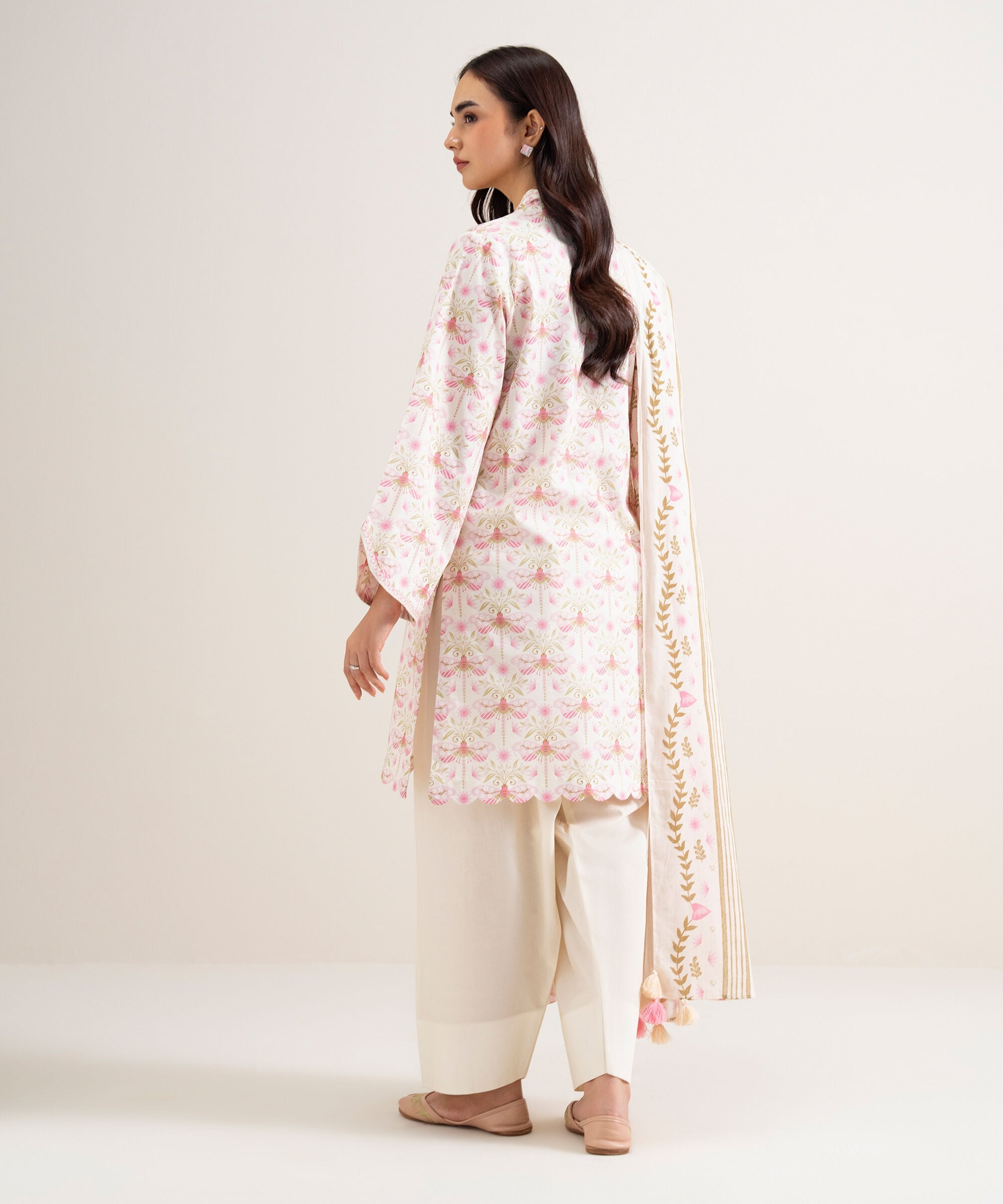 3 Piece - Printed Lawn Suit U3PDDS26V613