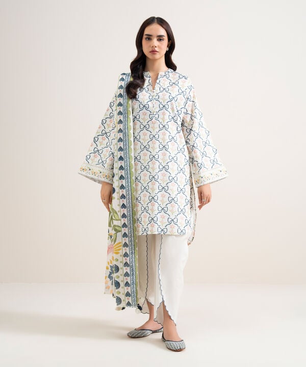 3 Piece - Printed Lawn Suit