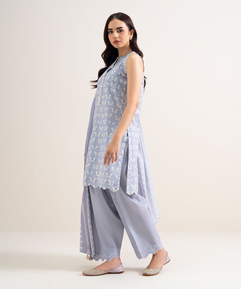 3 Piece - Printed Lawn Suit U3PDDS26V615