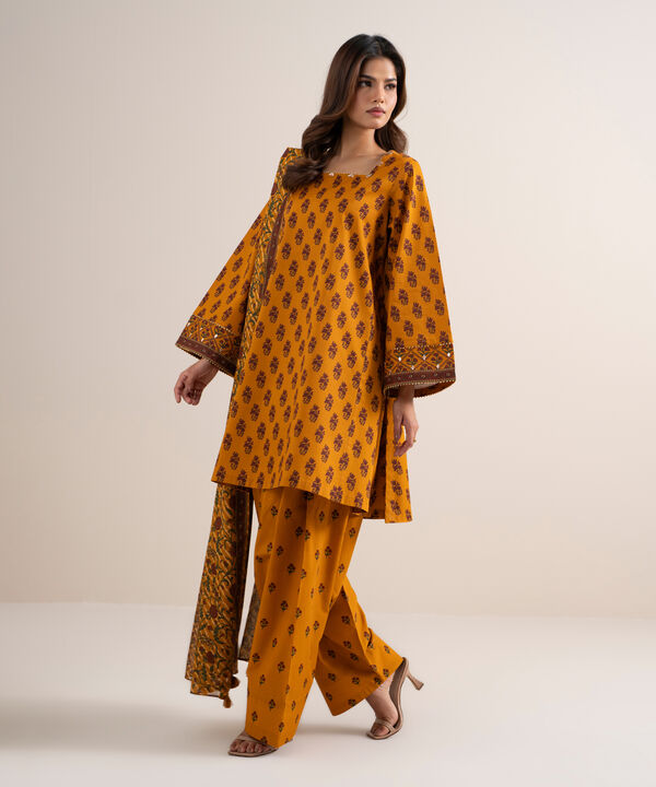 3 Piece - Printed Lawn Suit