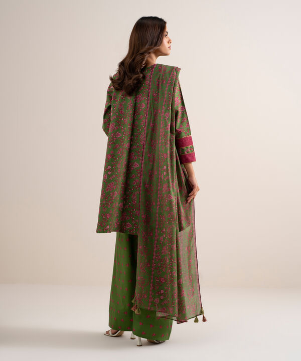 3 Piece - Printed Lawn Suit