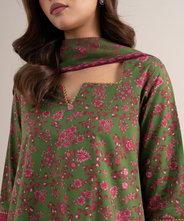 3 Piece - Printed Lawn Suit