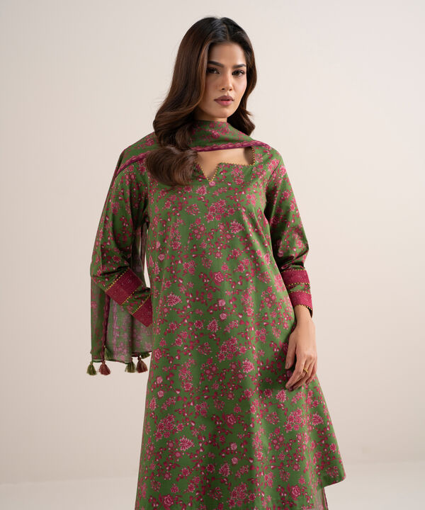 3 Piece - Printed Lawn Suit