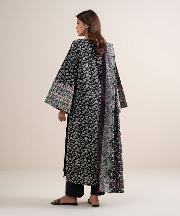 3 Piece - Printed Lawn Suit
