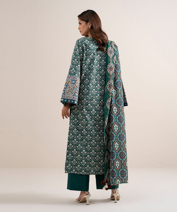 3 Piece - Printed Lawn Suit