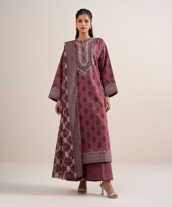 3 Piece - Embroidered Lawn Suit