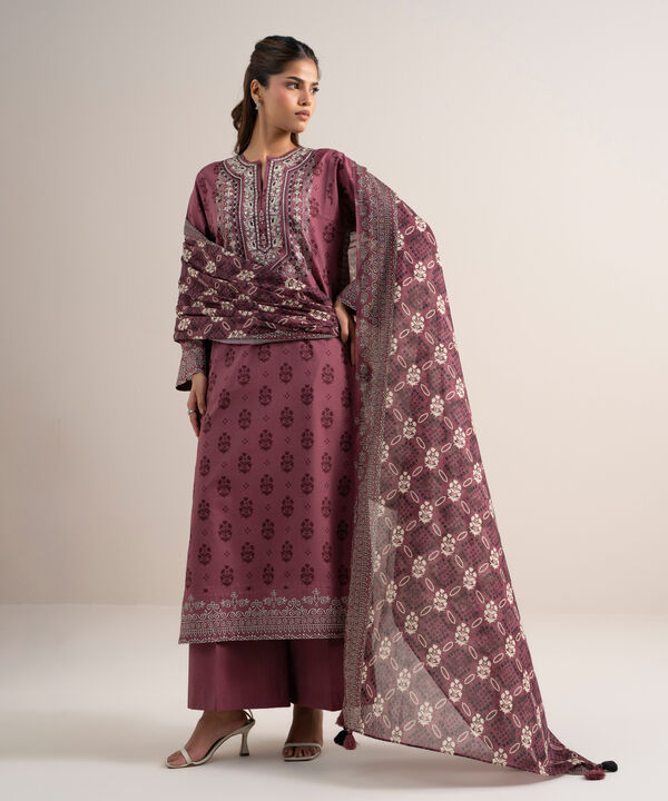 3 Piece - Embroidered Lawn Suit