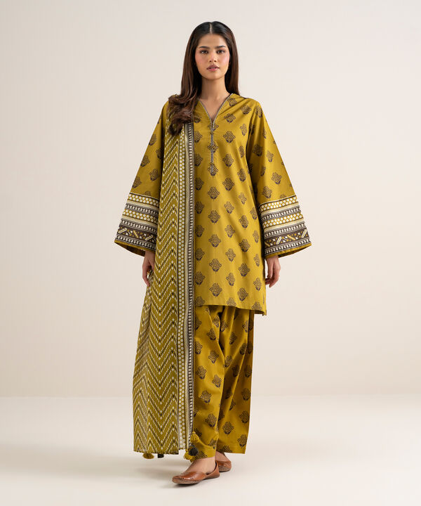3 Piece - Printed Lawn Suit