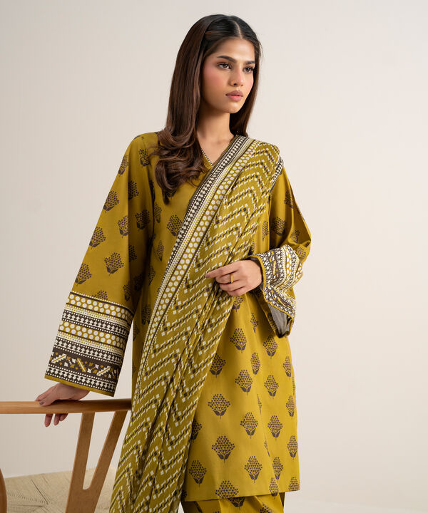 3 Piece - Printed Lawn Suit